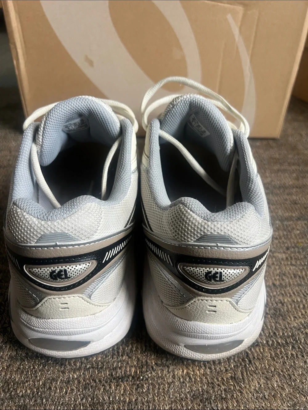 Men’s Asics GT-2160 Neutral Mesh Athletic Sneakers - Cream /Silver